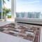 Homeroots 3' X 5' Brown And Ivory Southwestern Washable Indoor Outdoor Area Rug 587338 - alternate 2