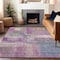 Homeroots 3' X 5' Lavender And Purple Abstract Washable Indoor Outdoor Area Rug 609304 - alternate 4