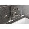Kingston Brass Two-Handle Wall Mount Bridge Kitchen Faucet, Polished Nickel KS2446BPL - alternate 3