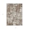 Homeroots 9' X 12' Brown And Beige Abstract Washable Indoor Outdoor Area Rug 597942 - alternate 6