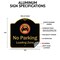 Signmission Black & Gold, 18 Inch x 18 Inch, Heavy Gauge Aluminum A-DES-BG-1818-9779 - alternate 3