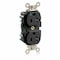 Leviton Straight Blade Receptacle, 5-20R, 20 A, 125V AC, Surface Mount, Self-Grounded M8300-SGE - alternate 1