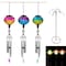 Alpine Alpine Assorted Glass/Metal 31 in. Solar Glass Balloon Wind Chime LJJ1943A - alternate 3