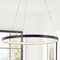 Jonathan Y Brice 15.75" Modern Contemporary Metal Round Integrated LED Pendant, Matte Black JYL7202A - alternate 3
