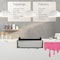 Koolmore 32 in. 4-Pan Countertop Ice Cream Display Freezer with Curved Glass Top in Stainless-Steel KM-CGDR-4P - alternate 5