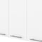 Homeroots 47in White Wood Wall Mounted Accent Chest With Four Doors 478202 - alternate 3