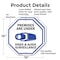 Signmission Premises Are Under Video & Audio Su, 10 inch X 10 inch, Aluminum Metal Signs, 2PK OC-A-2PACK-10-20 - alternate 4