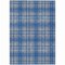 Homeroots 3' X 5' Gray Blue And Ivory Plaid Washable Indoor Outdoor Area Rug 597105 - alternate 4
