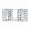 Jonathan Y Clara Deco 15" 2-Light Metal/Crystal Classic Glam LED Vanity Light, Chrome JYL7543A - alternate 1