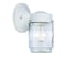 Homeroots White Standard Jelly Jar One Light Outdoor Wall Light 398453 - alternate 1