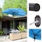 Villacera 9ft Half Umbrella, Blue 83-OUT5460 - alternate 3