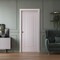 Sartodoors Sliding Pocket Door 32 x 80 inches, BASIC 9111 White, Kit Rail Hardware, Solid Wood Interior Bedr BASIC9111PD-SKIN-32 - alternate 4