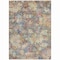 Homeroots 3' X 5' Gold Blue And Brown Floral Washable Indoor Outdoor Area Rug 604150 - alternate 5