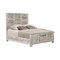 Homeroots Three Piece White Solid Wood Bedroom Set 643640 - alternate 5