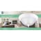 Boston Harbor Two Light Flush Mount Ceiling Fixture, 120 V, 60 W, 2-Lamp, A19 or CFL Lamp F51WH02-1005-3L - alternate 2