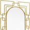 Homeroots 36" Gold Metal Geometric Oval Accent Mirror 574039 - alternate 3