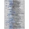 Homeroots 5' X 8' Blue Gray And Silver Abstract Washable Indoor Outdoor Area Rug 582381 - alternate 2