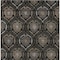 Homeroots 9' X 12' Black Gray And Brown Medallion Washable Indoor Outdoor Area Rug 587696 - alternate 4