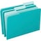 Pendaflex FOLDER, INTERIOR, LTR, AQ, 100PK 421013AQU - alternate 2