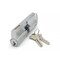 Ecs Hardware Durable Prem Profile Cylinder Single Sided Thumb Turn, 3-1/2in 90mm, Keyed Alike, US26D, Satin Chromium ECSH-EPCR-90-26D-SC1-KA10 - alternate 1