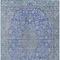 Homeroots 9' X 12' Blue And Gray Medallion Washable Indoor Outdoor Area Rug 616266 - alternate 3