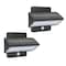 Gama Sonic Architectural Solar Wall Accent Light w/Motion Sensor, Black, 2PK 4iP2S50010 - alternate 1