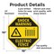 Signmission Shock Warning Electric Fence, 10 Inch X 10 Inch, Aluminum Metal Signs OC-A-10-51 - alternate 2