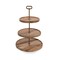 Picnic Time Family Of Brands Tapas 3 Tier Serving Tray, Mango Wood 863-03-511-000-0 - alternate 3
