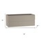 Homeroots 48" Light Brown Wood Freestanding Bathroom Vanity With White Sink And Two Drawers 627512 - alternate 3