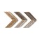Homeroots Set of Three Gray Distressed Wood Hanging Arrow Dimensional Sculptures, 3PK 380346 - alternate 4