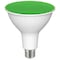 Satco 11.5 Watt PAR38 LED, Green, 90 degree Beam Angle, Medium base, 120 Volt S29481 - alternate 1