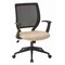Office Star Products EM Series Screen Back Task Chair with "T" Arms, Fine Tune Luna EM51022N-K100 - alternate 1