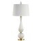 Jonathan Y Gillian 33.7" Glass LED Table Lamp, White JYL2071A - alternate 3
