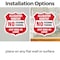 Signmission Alligator Warning Shield Sign Alligator, 4 inch X 4 inch, Vinyl Decal, 2PK SHI-D-2PACK-4-357 - alternate 4