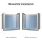 Fab Glass And Mirror Bypass Sliding Tub Shower Door Sorrento Economy Series Adjustable 56in-60in Width 58in Height - Se SHSO60X58BN - alternate 2