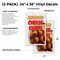 Signmission Beer Battered Cheese Curds, Vinyl Decals Only 24 Inch x 36 Inch, Vinyl Decal, 2PK DSB-2436-2PACK-BeerBatteredCheeseCurds - alternate 2