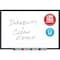 Quartet Magnetic Whiteboard, 5"X3", Black Aluminum 2545B - alternate 2