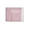 Homeroots Soft Dusty Rose Links Pattern Throw Blanket 475696 - alternate 1