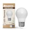 Bulbrite LED Filament, 7 Watt Dimmable A15 Light Bulb, Milky Glass Finish, E26 Base, 2700K 800 Lumens, 4PK 862059 - alternate 2