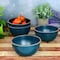 Gibson Home Rockabye 4 Piece Melamine Cereal Bowl Set in Dark Teal 136605.04 - alternate 5