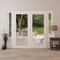 Vdomdoors Front Exterior Prehung Metal-Plastic Double Doors Clear Glass / MANUX 8666 White Silk / Office Comm MANUX8666DEXD-WS-W14+72+14xH80-RH-I - alternate 2