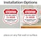Signmission 24 Hour Surveillance Shield Sign Attenti, 4 inch X 4 inch, Vinyl Decal, 2PK SHI-D-2PACK-4-351 - alternate 5