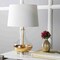 Jonathan Y West 24.5" Glass LED Table Lamp, Gold Painting JYL5007A - alternate 8