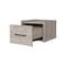 Homeroots 10" Gray Wood One Drawer Floating Nightstand 546178 - alternate 3