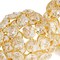 Homeroots 3" Gold Faux Crystal and Gold Decorative Orb Tabletop Sculpture 383755 - alternate 2