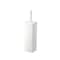 Gatco Elegant Square Stainless Steel Toilet Brush Holder, Matte White 1488W - alternate 1