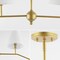Jonathan Y Signe 47.5" 4-Light Classic Minimalist Iron Linear LED Pendant, Gold Painting JYL7913A - alternate 4
