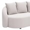 Homeroots 91" Beige Polypropylene Sofa 667655 - alternate 3