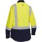 Pip Long Sleeve Shirt, V-Neck, Hi-Vis Yellow 312W6367H - alternate 3