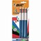 Bic Four-Color Ballpoint Pen, Retractable, Medium 1 mm, BLK/Blue/Green/Red Inks, Randomly Barrels, 3PK 14540 - alternate 1